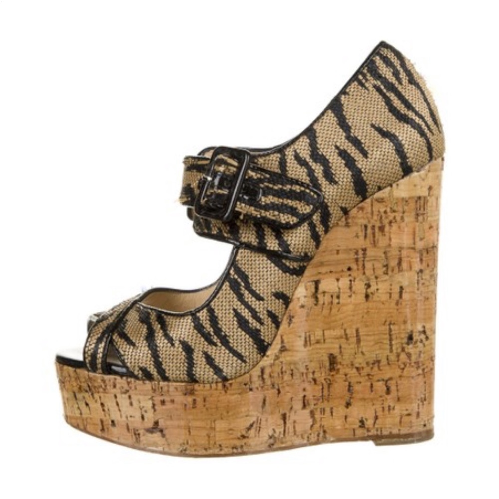 Christian Louboutin Melides 140 Tiger Wedges